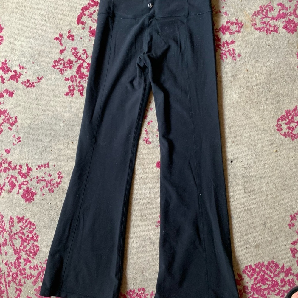 Lululrmon Black bell bottom leggings